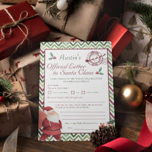 Convites Querido Papai Noel   Carta Personalizada das Crian