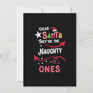 Convites Querido Papai Noel Eles são os travessos Família C