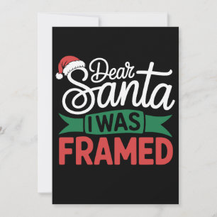 Convites Querido Papai Noel Fui Incriminado Natal Travesso