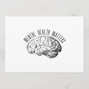 Convites questões de saúde mental