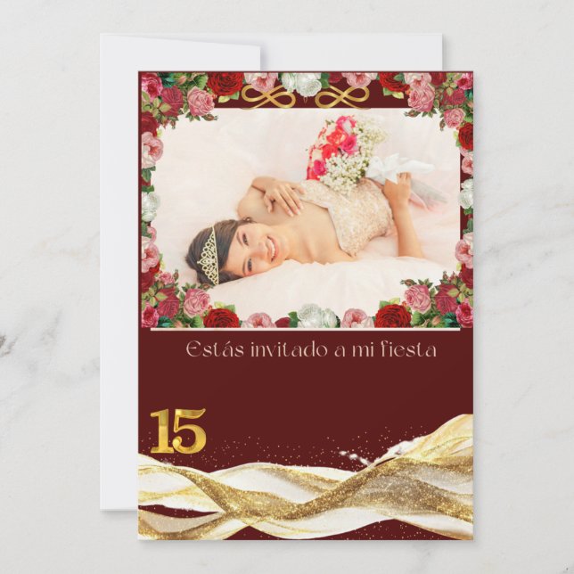 Convites Quince anosInvitation (Frente)