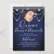 Quince Denim Diamantes Gem Pearls Foto