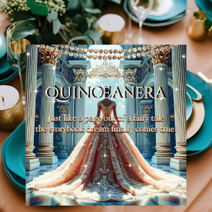 Convites Quinceanera Aniversário de 15 anos Palácio Pêssego