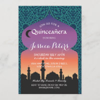 Quinceanera Arabian Nights Invite