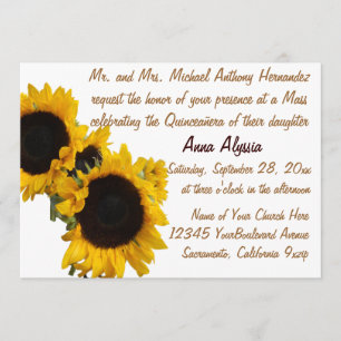 Convites Quinceanera Bonito