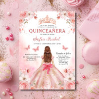 Quinceanera Espanhola Rosa Espanhola Floral