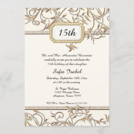 Convites Quinceañera Glam Velho Hollywood Mis Quince Años