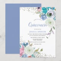 Quinceanera Mágica: Flores Azuis Espelhos de Casa 