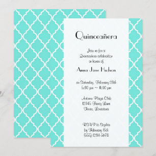 Convites Quinceanera - Marroquino Trellis, Latticework - Az