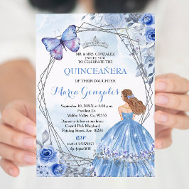 Convites Quinceanera Pastel Flowers 16º Aniversário