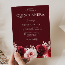 Quinceanera, Rosa vermelha Encantada Vermelha Burg