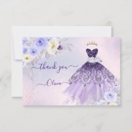 Convites Quinceanera Roxo Roxo do ArtsApp H2