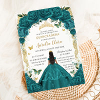 Quinceañera XV Teal Green - Princesa Floral