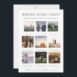 Convites Quinn Onde Eles Estavam Férias No Jogo De Foto<br><div class="desc">Este chá de panela onde eles jogaram fotos é um jogo interativo divertido. O jogo pode ser personalizado adicionando fotos de suas férias. Para obter melhores resultados,  recorte suas imagens em um quadrado antes de carregar no Zazzle. Para personalização mais avançada deste design,  basta selecionar o botão "Personalizar" acima.</div>