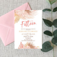 Quinquinze Boho 15 Floral Rosa