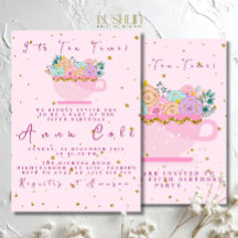 Quinto aniversário do Tea Party Elegante & Sweet a