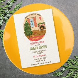 Convites Quirky Whimsical Hand Desenhou Festa de Janto de N