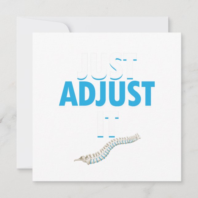 Convites Quiroprata Engraçado Basta Ajustar É Médico Espinh (Frente)