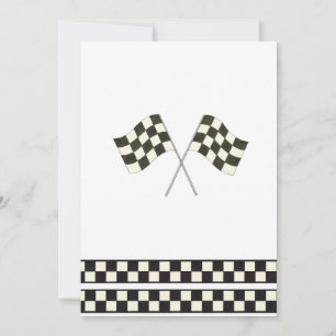 Convites Race Car Birthday Invitation