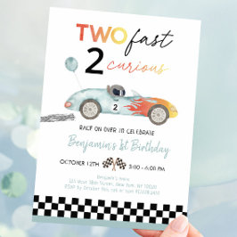 Convites Race Car Segundo Aniversário