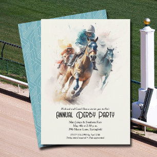 Convites Race Hormones Derby Party