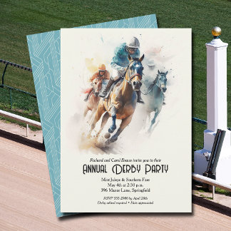 Convites Race Hormones Derby Party