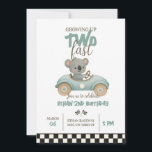 Convites Race On Over – Car-Themed Birthday Invite<br><div class="desc">Start your engines! This adorable car-themed birthday invitation is perfect for little racers ready to celebrate in high gear. Featuring fun and colorful vehicles, it’s ideal for a boy or girl’s party. Easily customizable with your party details – zoom into a day full of fun, laughter, and adventure. Great for...</div>