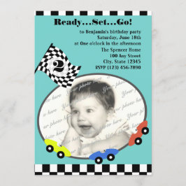 Convites Race Time Birthday