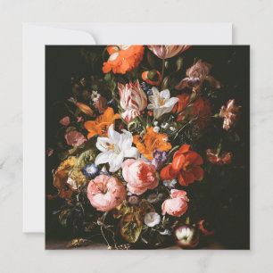 Convites Rachel Ruysch - Flores Num Vaso De Vidro