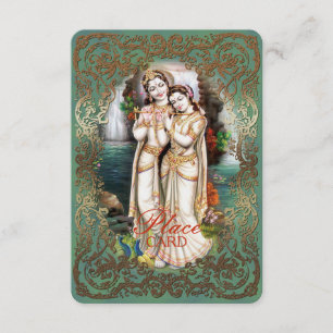Convites Radha Krishna - Coleção de Casamentos - Carteira d