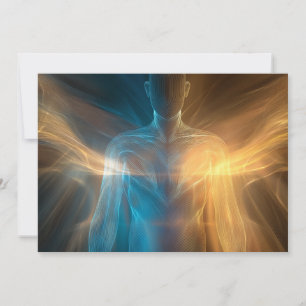 Convites Radiant Aura: Abstract Human Energy