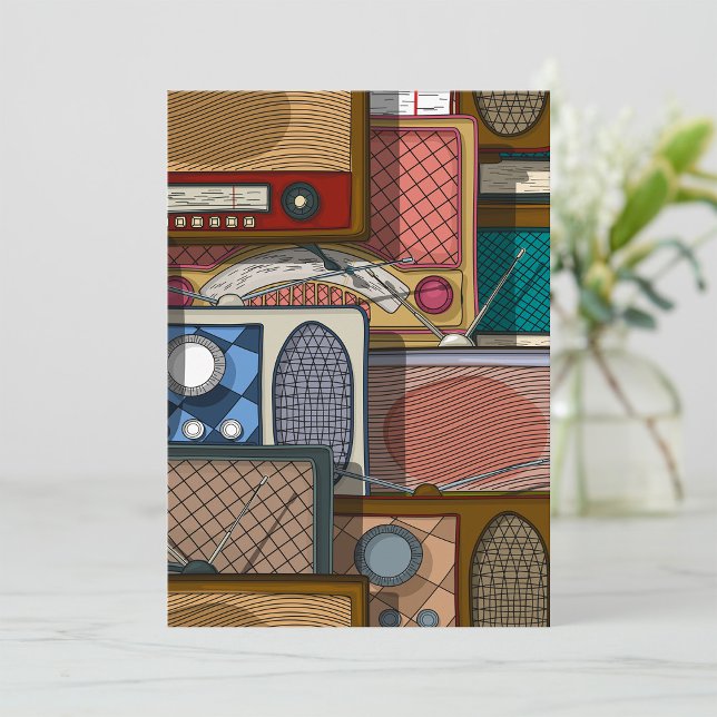 Convites Rádios Vintage (Criador carregado)