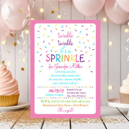 Convites Rainbow Baby Sprinkle