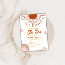 Rainbow Boho Vem O Chá de fraldas Do Filho