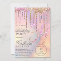 Rainbow Holographic Glitter Drives Idade Aniversár