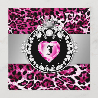 Convites Rainha de 311 Leopardos-Tique do Pin quente do