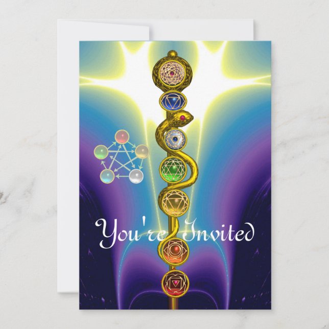 CONVITES RAIO DE ASCLEPIUS 7 CHAKRAS,YOGA, ENERGIA ESPIRITU (Frente)
