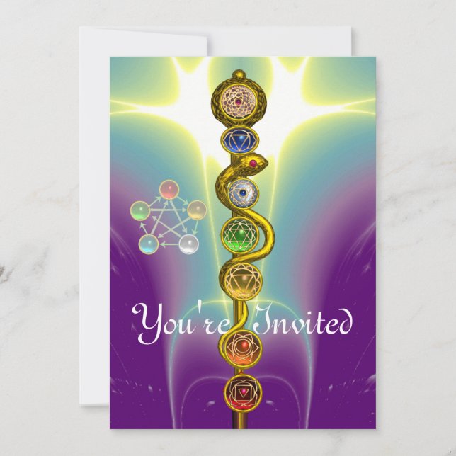 CONVITES RAIO DE ASCLEPIUS 7 CHAKRAS,YOGA, ENERGIA ESPIRITU (Frente)