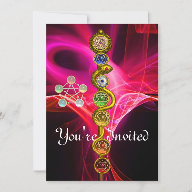 CONVITES RAIO DE ASCLEPIUS 7 CHAKRAS,YOGA, ENERGIA ESPIRITU (Frente)