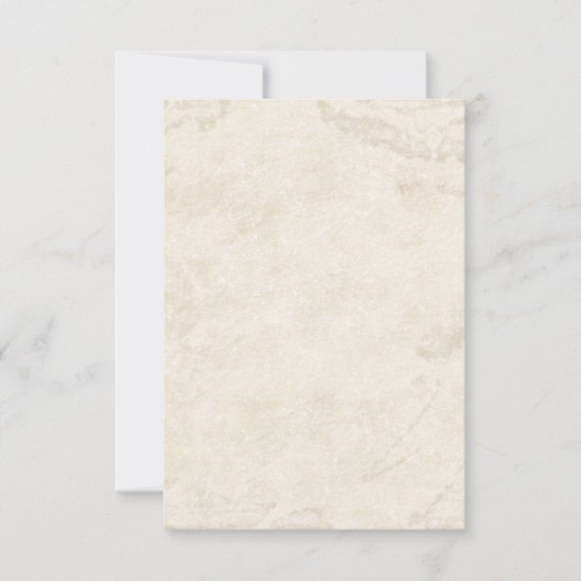 Convites Raízes de Árvore Enroladas Pergaminho Antigo Númer (Frente)