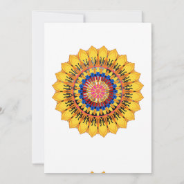 Convites Rajá solar dourado - Envelope 