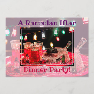 Convites Ramadã Iftar Janta Partido Muçulmano Islâmico