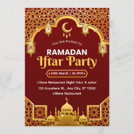 Convites Ramadan Iftar Invitation Card