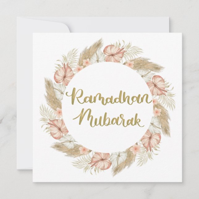 Convites Ramadan Mubarak 3 (Frente)