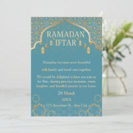 Convites Ramadan Mubarak – Iftar de Família Elegan