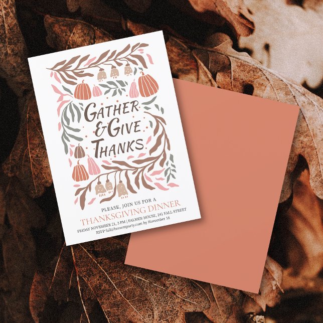 Convites Ramais retrorreflectores e abóboras caem Ação de G (Criador carregado)