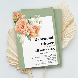 Convites Ramificação com janto de ensaio de casamento de ro