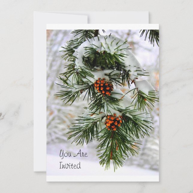 Convites RamificaçãoHD PineCone (Frente)