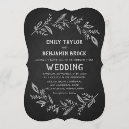 Convites Ramificações Curvas | Casamento de quadro