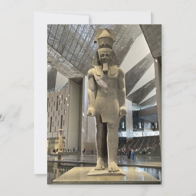 Convites Ramsés II | Rei do Egito faraó antigo  (Frente)